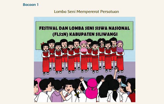 Kunci Jawaban Tema 9 Kelas 5 Halaman 186 187, Lomba Seni Mempererat Persatuan