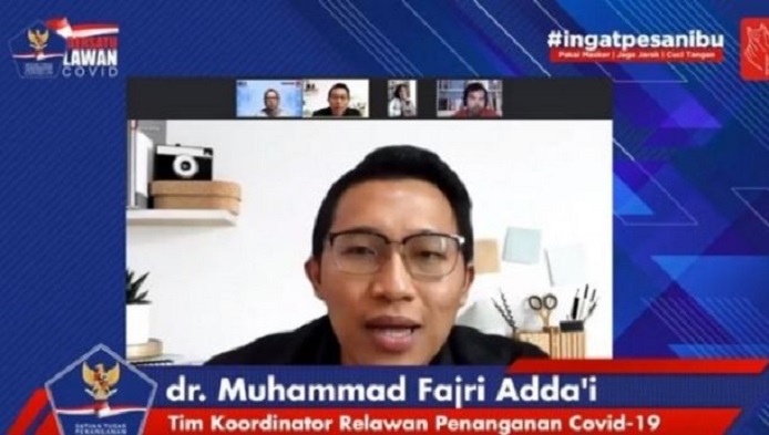 Dokter relawan COVID-19 Fajri Adda'I