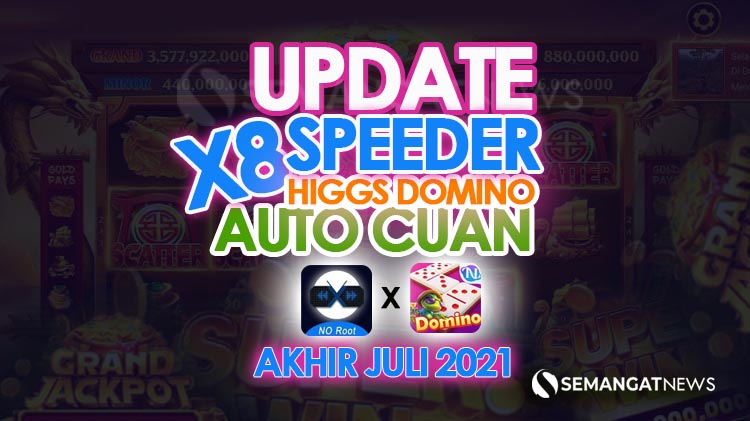 Update X8 Speeder Hinggs Domino Terbaru