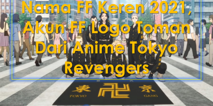 Nama FF Keren Akun FF Logo Toman Dari anime Tokyo Revengers.