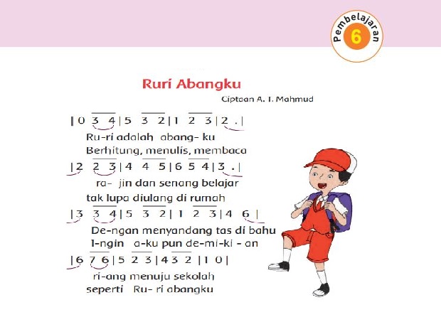 Kunci Jawaban Tema 2 Kelas 1 Halaman 95 97 98 99, Subtema 2: Gemar Bernyanyi dan Menari, Pembelajaran 6