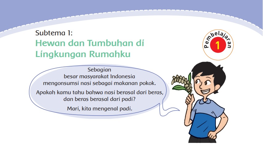 Kunci Jawaban Tema 3 Kelas 4 SD Halaman 2 3 4 5 6, Subtema 1 Hewan dan Tumbuhan di Lingkungan Rumahku: Pembelajaran 1