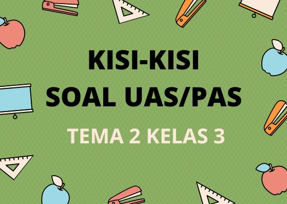 Kisi-Kisi Soal Ujian PAS/UAS Tema 2 Kelas 3 Semester 1