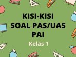 Kisi-Kisi Soal Ujian PAS/UAS PAI Kelas 1 Semester 1