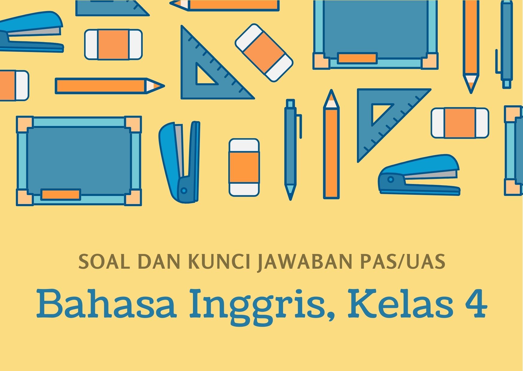 Soal dan Kunci Jawaban PAS/UAS Kelas 4 Tema 5 Matematika