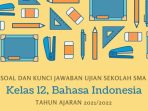 Soal Ujian Sekolah Bahasa Indonesia Kelas 12 SMA Tahun 2022 Kurikulum 2013