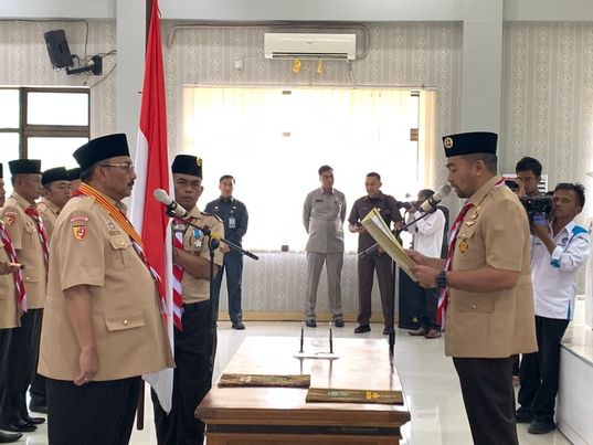 Audy Joinaldy Lantik Kwartir Cabang 0308 Gerakan Pramuka Pasaman