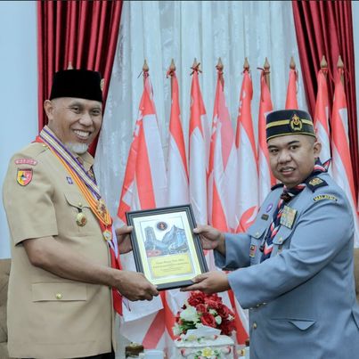 Penghargaan dari Pengakap Negeri Sabah Malaysia