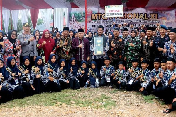 Kecamatan Pulau Punjung Juara Umum MTQ XI Kabupaten Dharmasraya