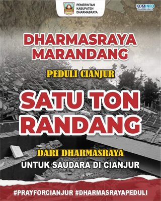 Dharmasraya Siapkan Satu Ton Rendang untuk Cianjur