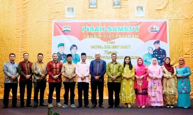 Pisah Sambut Dandim 0305 Pasaman