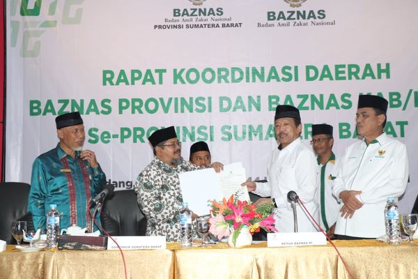 Rapat koordinasi Baznas Provinsi Sumatera Barat