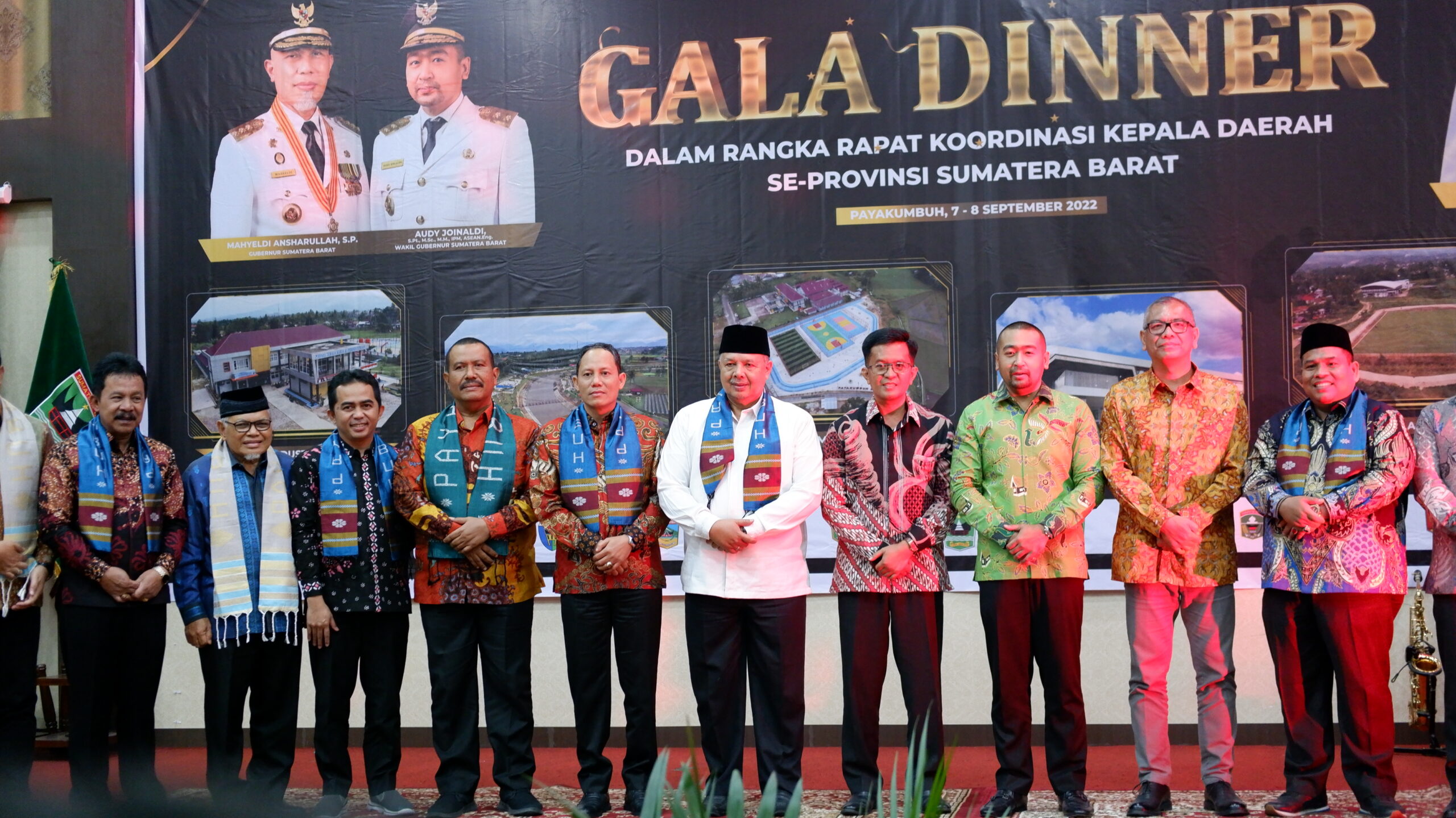 Wabup Pessel Rudi Hariansyah hadiri Gala Dinner dalam Rangka Rakor Kepala Daerah Se Sumatera Barat