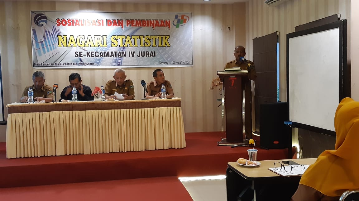 Diskominfo Pesisir Selatan Sosialisasi dan Pembinaan Nagari Statistik