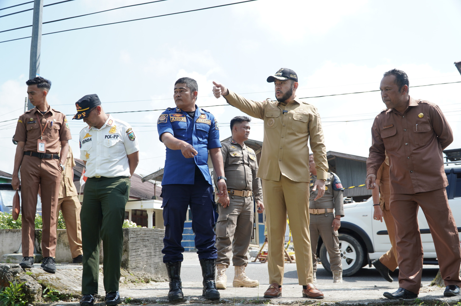 Fadly Amran Tinjau Pengerjaan Proyek Drainase dan Pedestrian