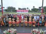 Ratusan Pelajar Paduan Suara dan Seni tari SMA 1 dan SMA 3 Padang Berhasil Memukau Peserta Upacara Penurunan Bendera HUT RI ke-78