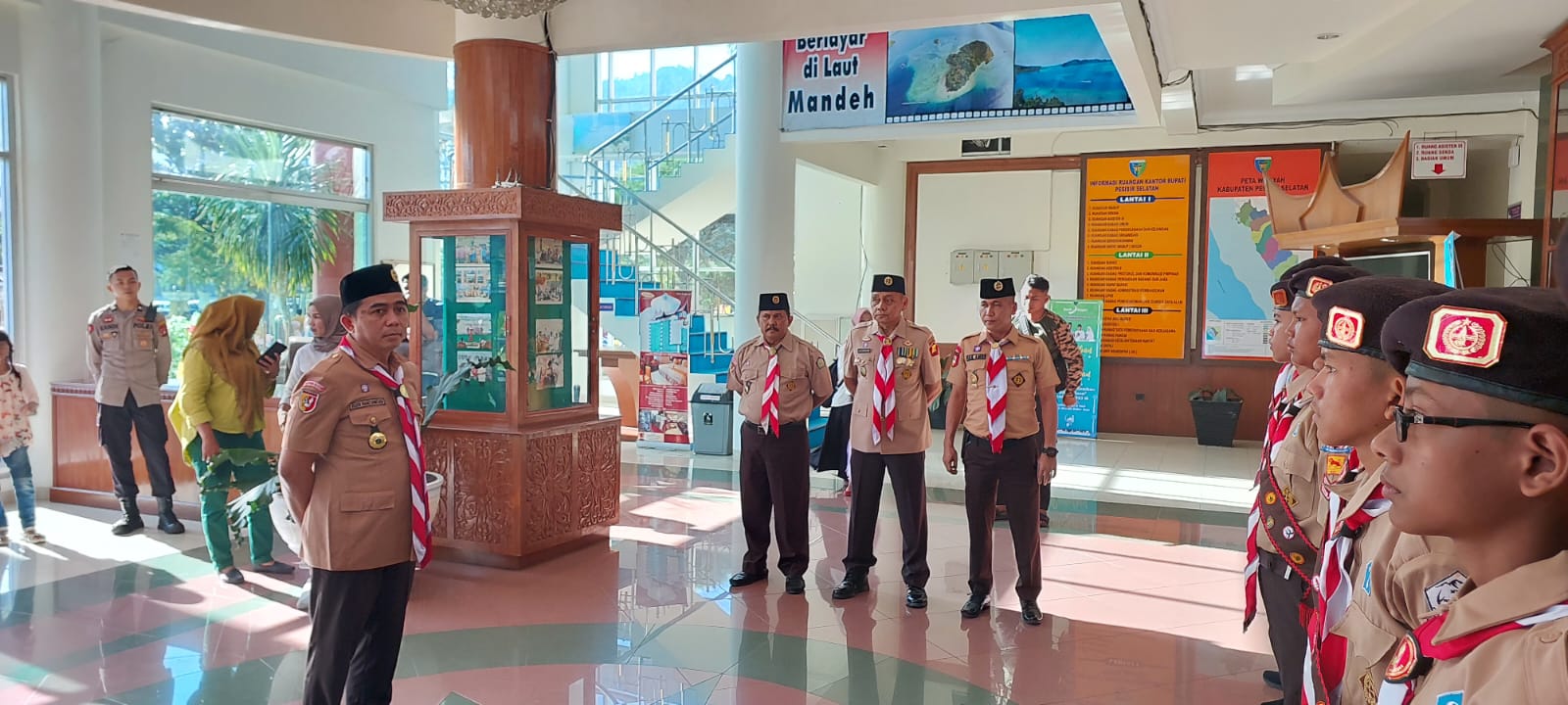 Rudi Hariansyah Apresiasi Penggalang Kwarcab Pesisir Selatan Torehkan Prestasi, Rabu (7/6/2023), Painan, Pesisir Selatan.