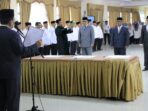 Kakanwil Helmi Melantik Tiga Pejabat Eselon III Kemenag Sumbar