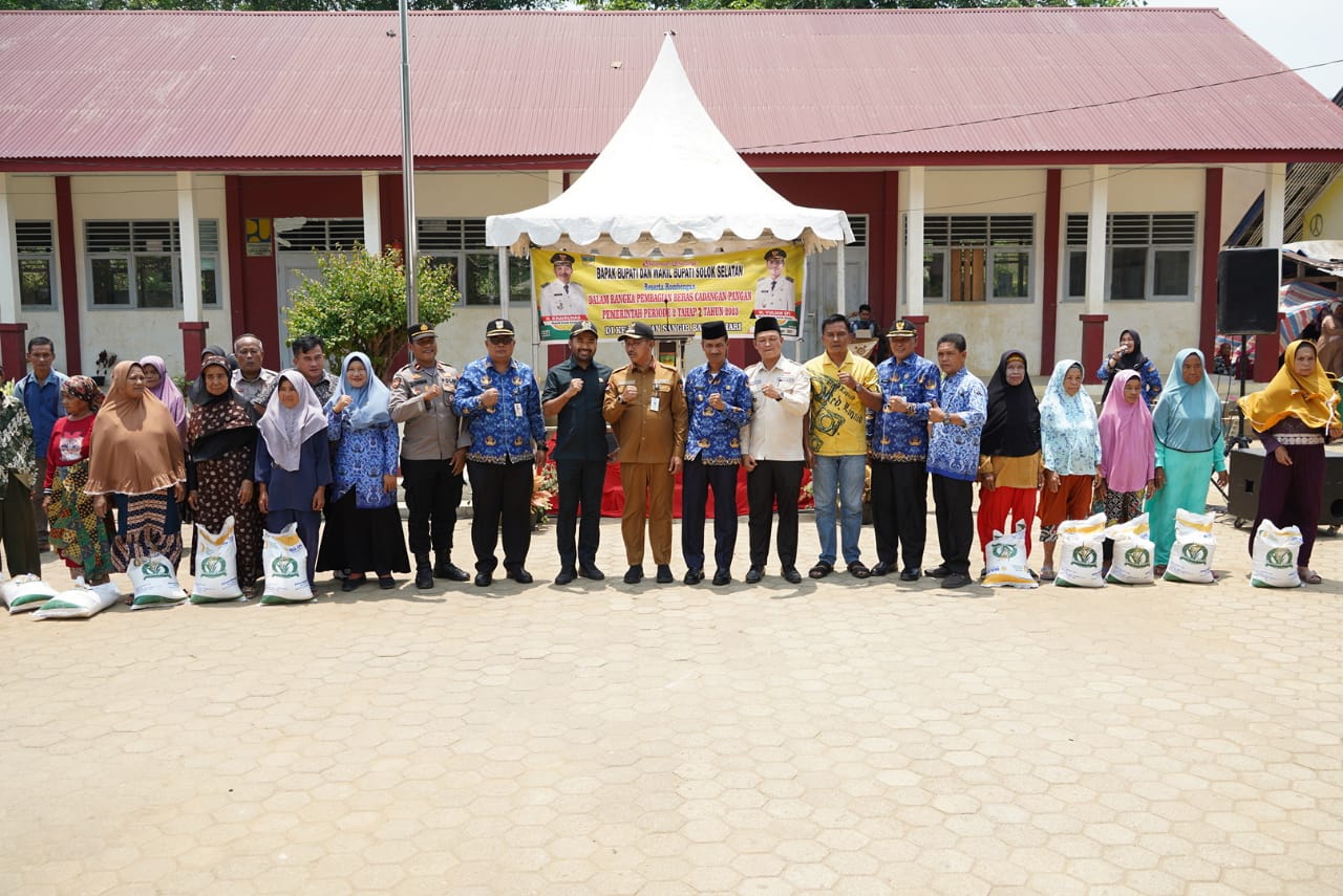 Bupati Solok Selatan, H Khairunas : Beras Pangan BP-CBP Ringankan Kebutuhan Masyarakat