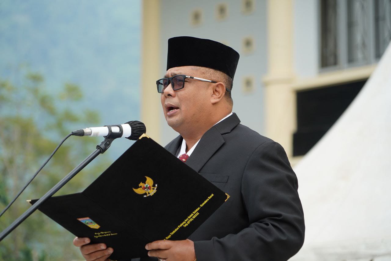 Sekda H. Syamsurizaldi Jadi Inspektur Upacara Peringatan Hari Kesaktian Pancasila Tahun 2023 di Solok Selatan