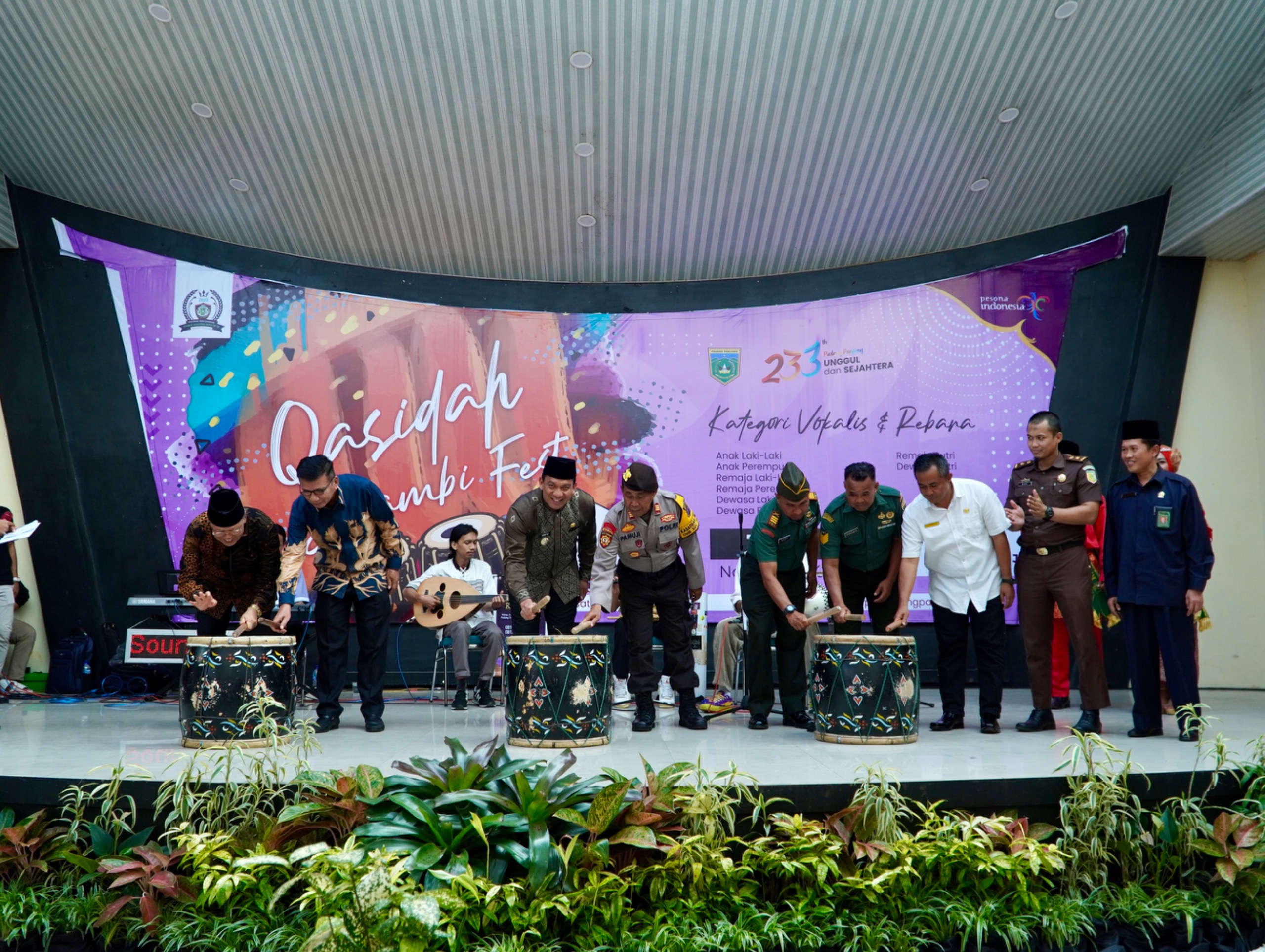 Rangkaian Padang Panjang Art Fest, Pj Wako Sonny Budaya Putra Buka Qasidah Serambi Fest