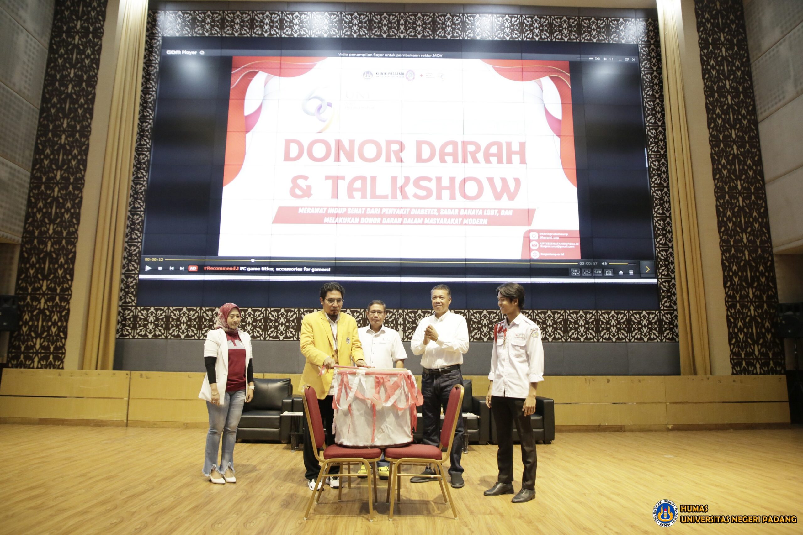 Semarak Dies Natalis ke-69, Universitas Negeri Padang Gelar Donor Darah