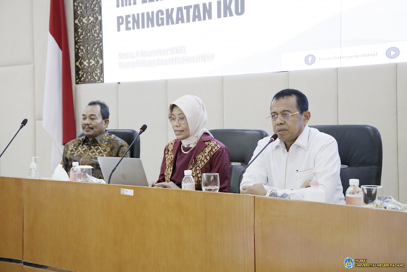 Universitas Negeri Padang Gelar FGD Implementasi MBKM dan Peningkatan IKU Bersama Sesditjen Ristek