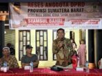 Anggota Komisi II DPRD Sumbar, Syamsul Bahri, Salurkan Aspirasi Warga di Kp. Huta Nauli, Nagari Taruang-Taruang Kab. Pasaman