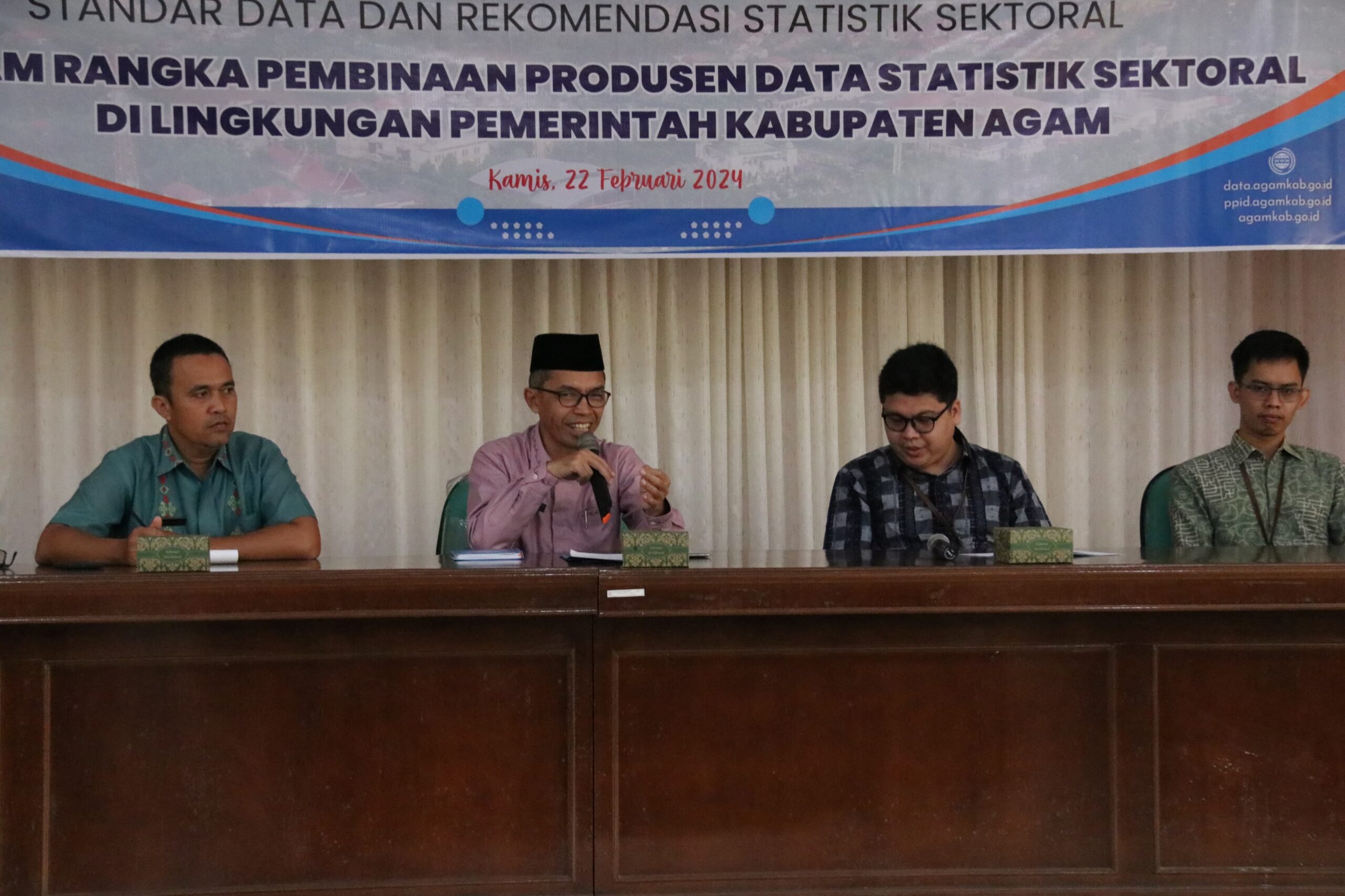 Diskominfo Agam Bimbingan Teknis Produsen Data Statistik Sektoral