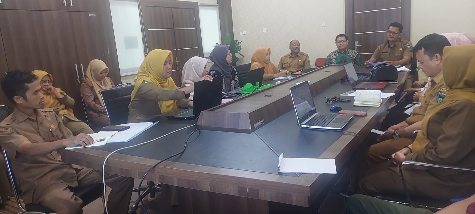 Kominfo Pesisir Selatan dan BPS Kolaborasi dalam Verifikasi data PSDA 2024