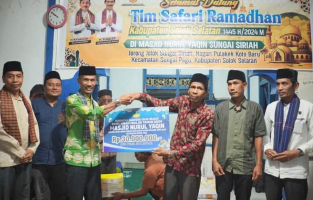 Safari Ramadhan Pemkab Solok Selatan, Warga Sungai Siriah Butuh Perbaikan Jalan, Akses Sulit