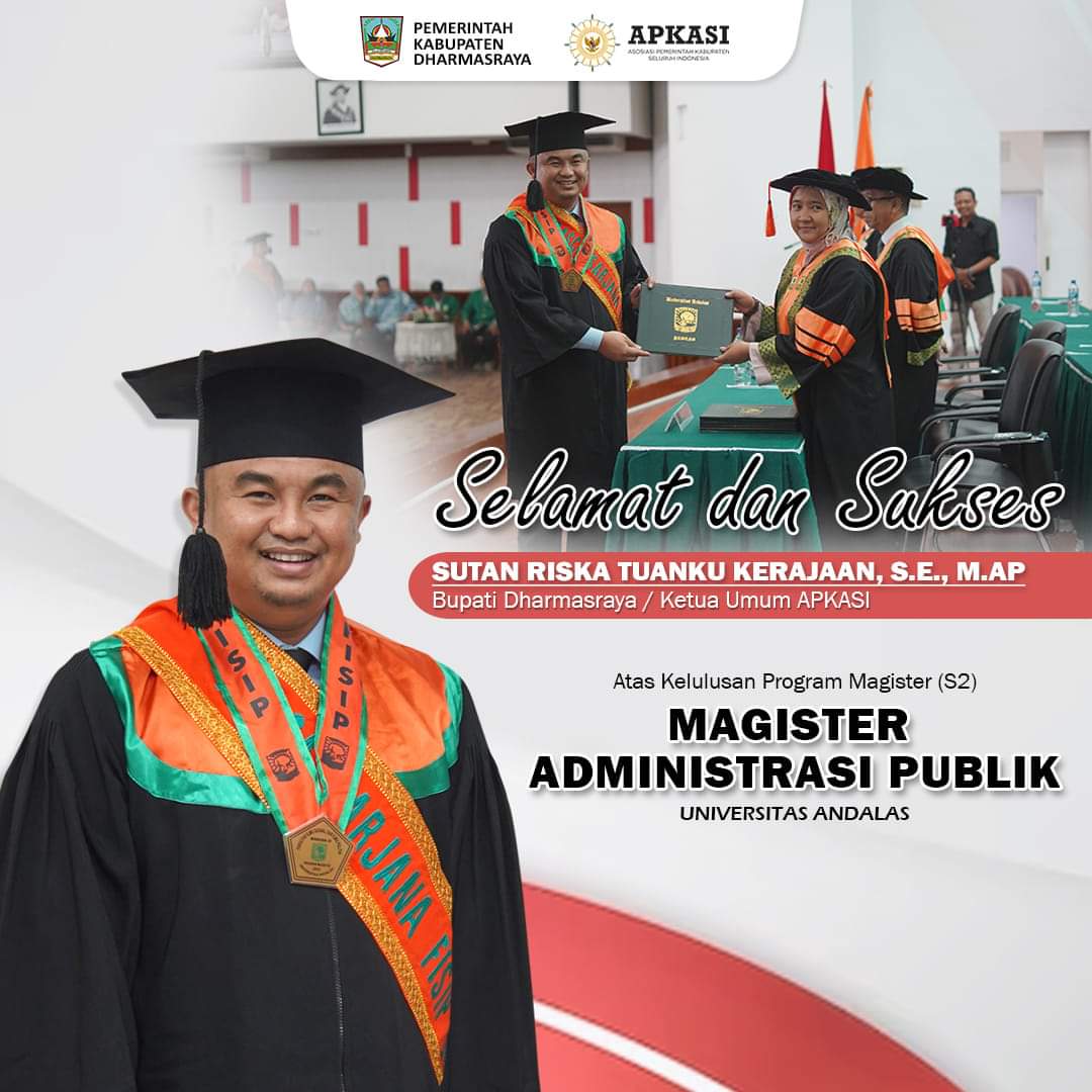 Sutan Riska Resmi Raih Gelar Magister Administrasi Publik dari UNAND