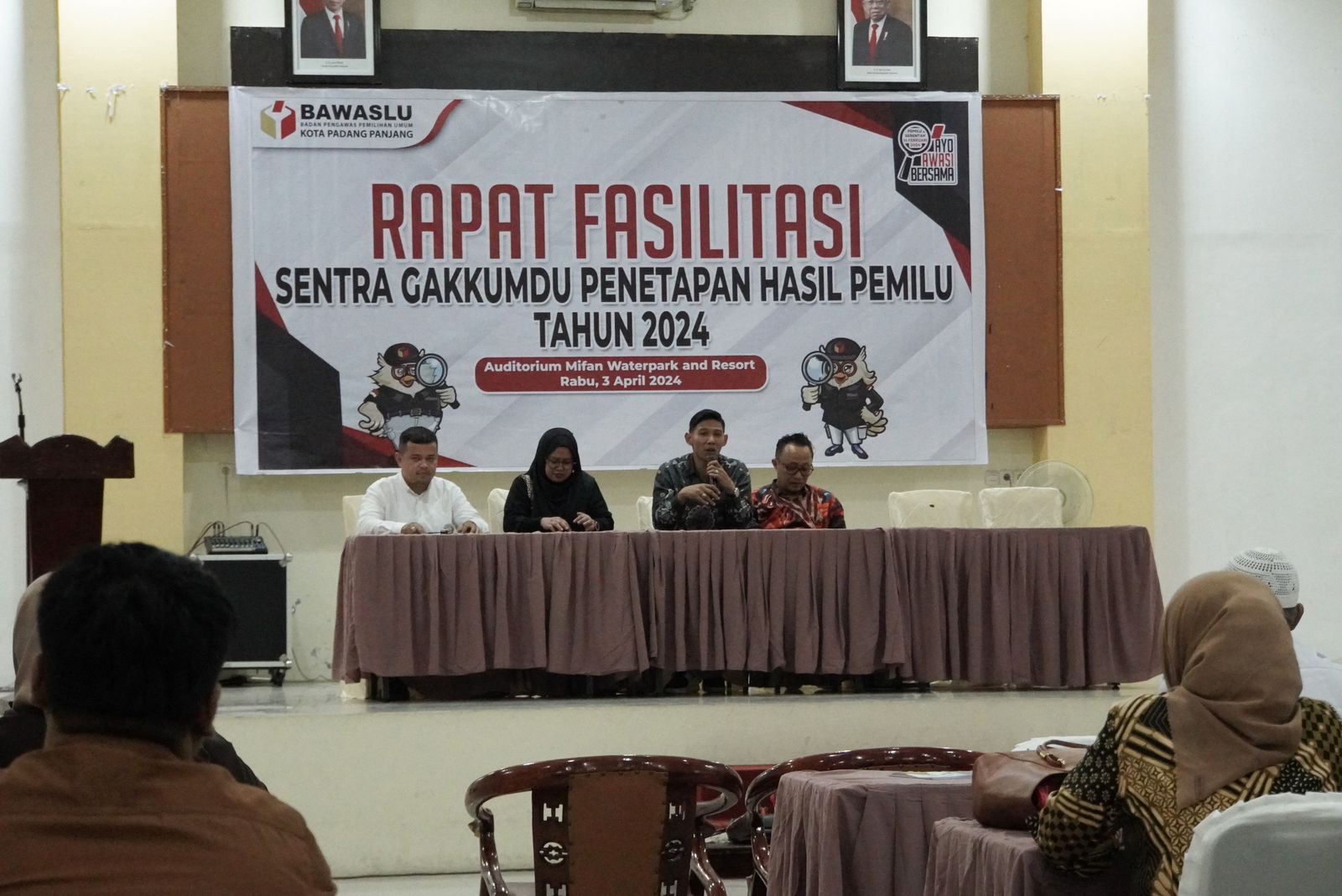 Bawaslu Padang Panjang Gelar Rapat Fasilitasi Sentra Gakkumdu Penetapan Hasil Pemilu