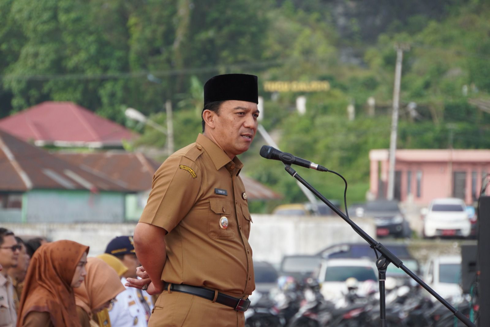 Pemko Padang Panjang Gelar Apel Gabungan Pascalibur Hari Raya Idul Fitri 1445 H