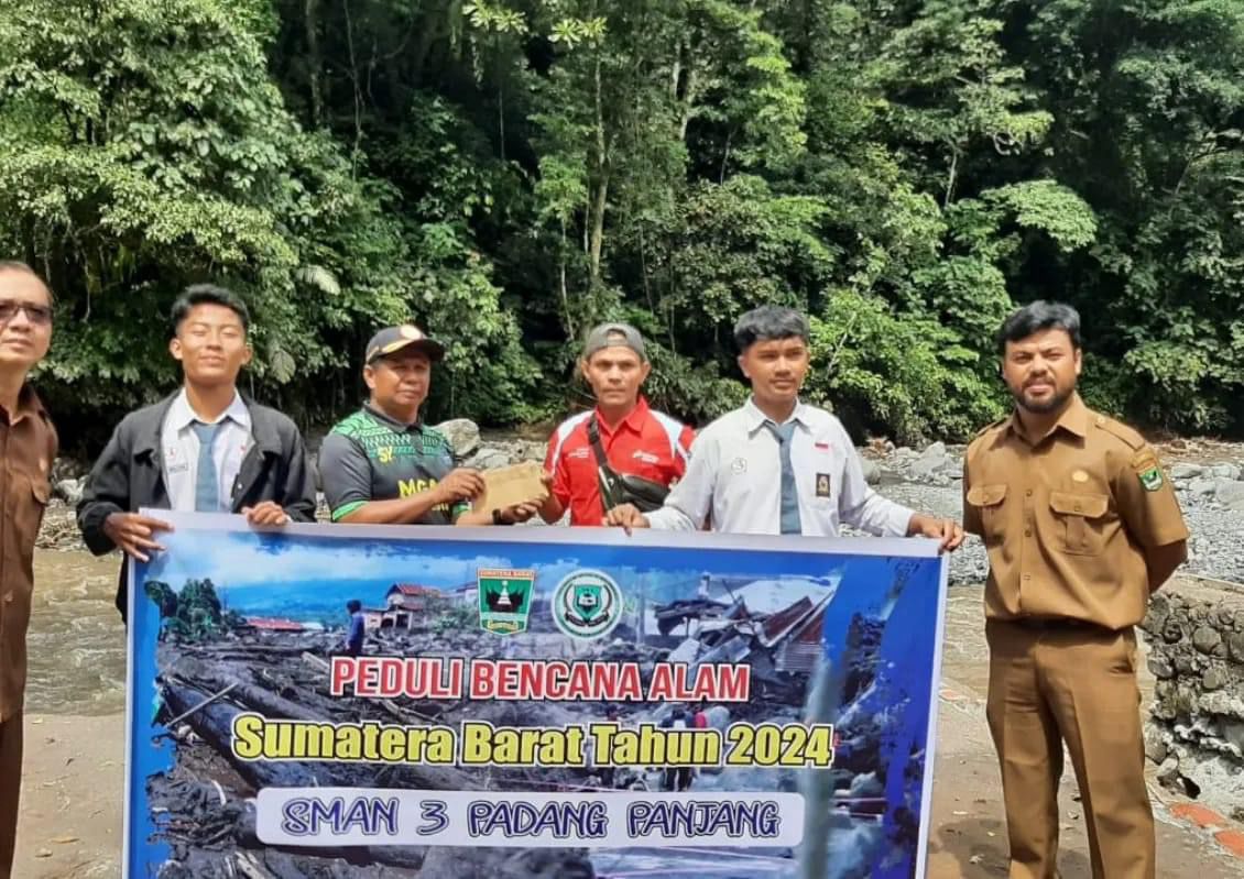 SMA N 3 Padang Panjang Sediakan Layanan Antar Jemput Siswa Terdampak Banjir Bandang