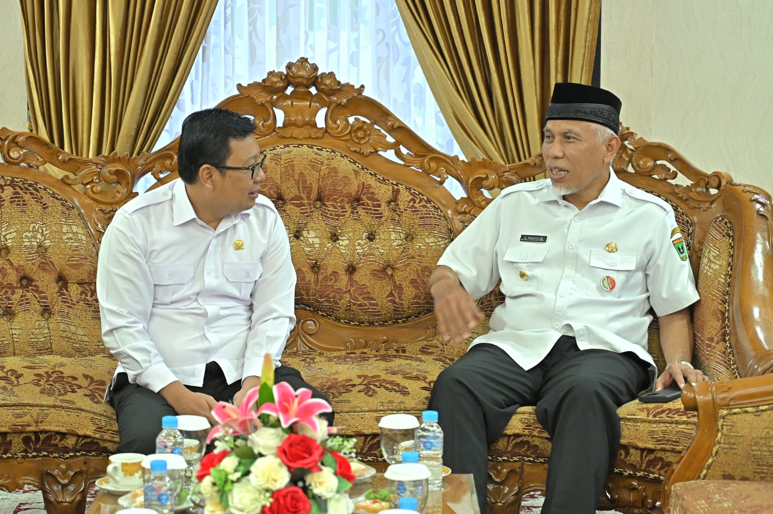 Gubernur Sumbar Mahyeldi Ansharullah Sambut Kunjungan Kerja Kepala Bapanas di Padang Pariaman.