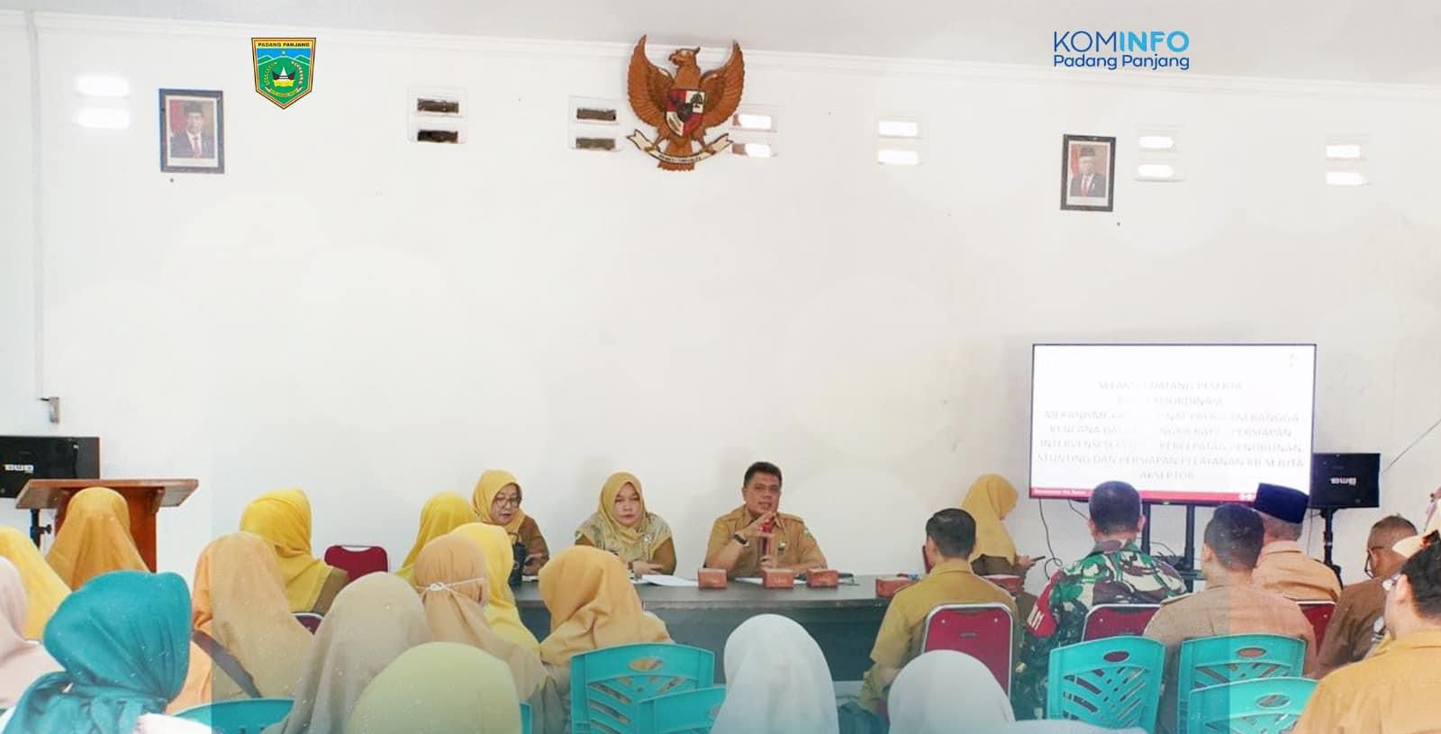 Pemko Padang Panjang Lakukan Intervensi Serentak Percepatan Penurunan Stunting Tanggal 5 Juni 2024