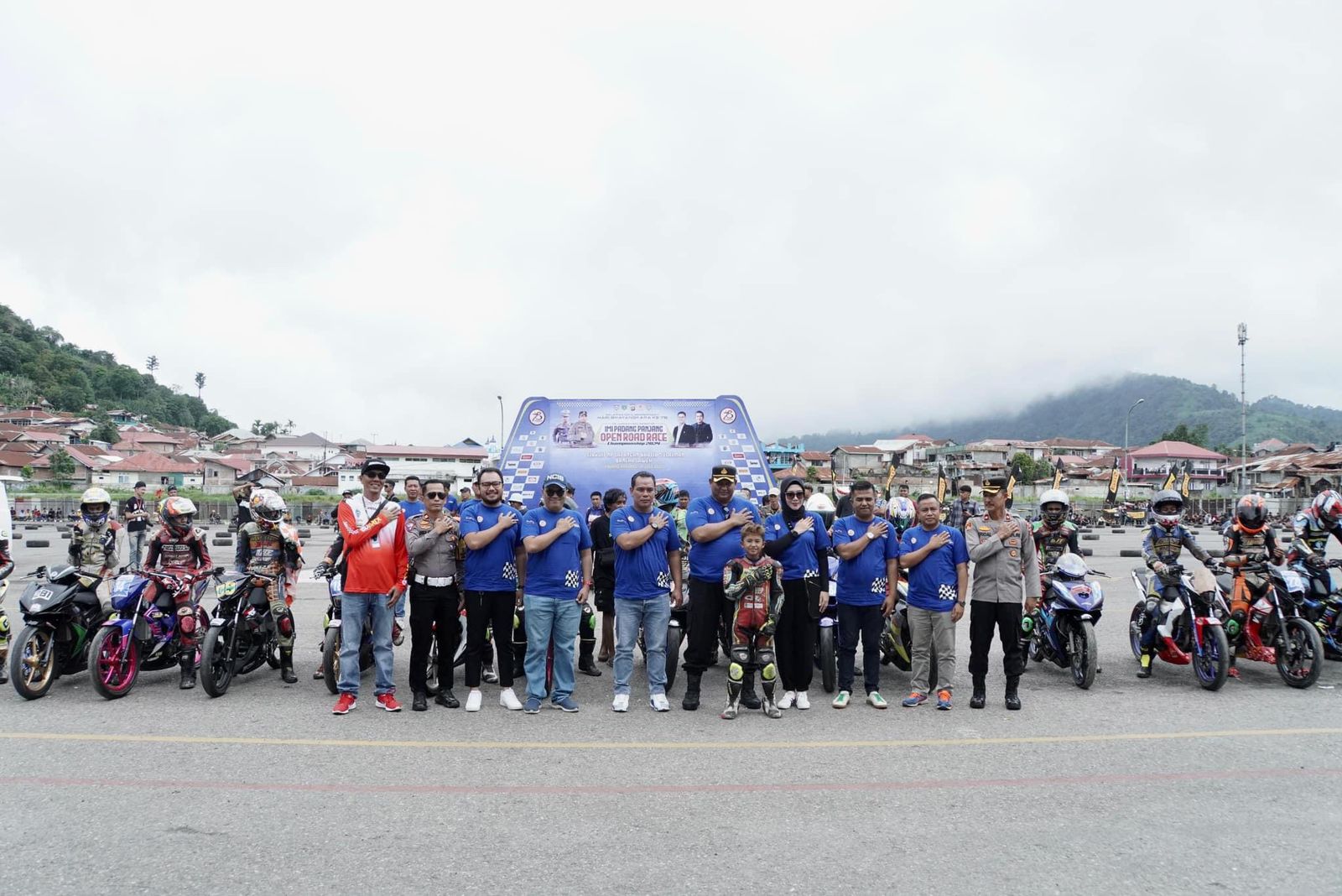 Hari Bhayangkara ke-78, IMI Gelar Open Road Race Bersama Polres Padang Panjang 