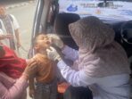 Usai Pencanangan PIN Polio, Dinas Kesehatan Padang Panjang Turun ke Lapangan Berikan Imunisasi