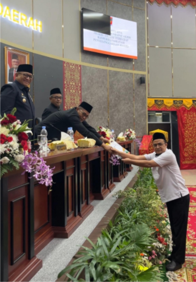 DPRD Kota Padang Setujui Peraturan Daerah Fasilitasi Penyelenggaraan Masjid dan KUA PPAS 2025