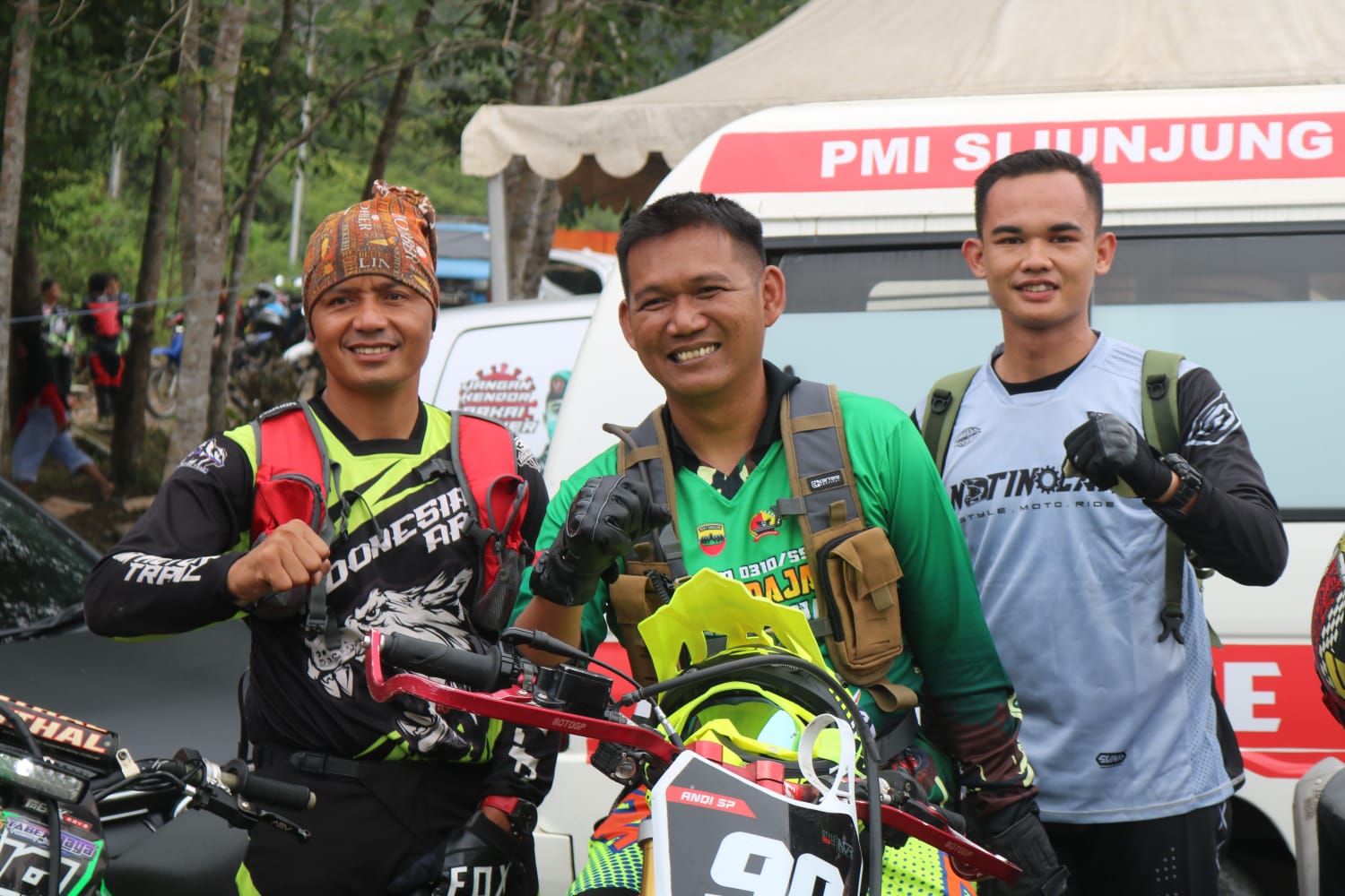 HUT TNI Ke 79 tahun 2024, Aksi Trail Adventure Wirabraja ke-2 Dandim 0309/Solok Letkol Kav Sapta Raharja Unjuk Gigi