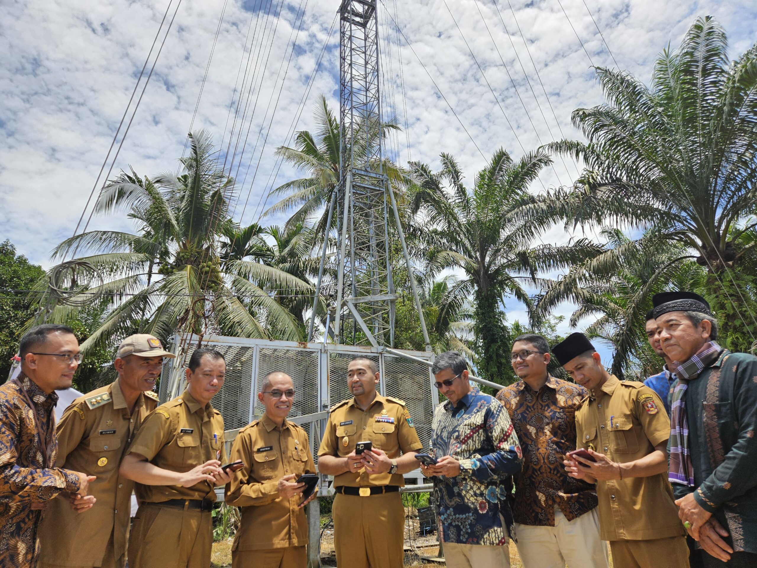 Launching Nagari Digital dan Tower BTS, Solusi Blankspot di Nagari Sitanang dan Pagadih