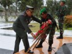 Hujan Deras, Upacara Ziarah Nasional HUT TNI Tetap Berlangsung Khidmat