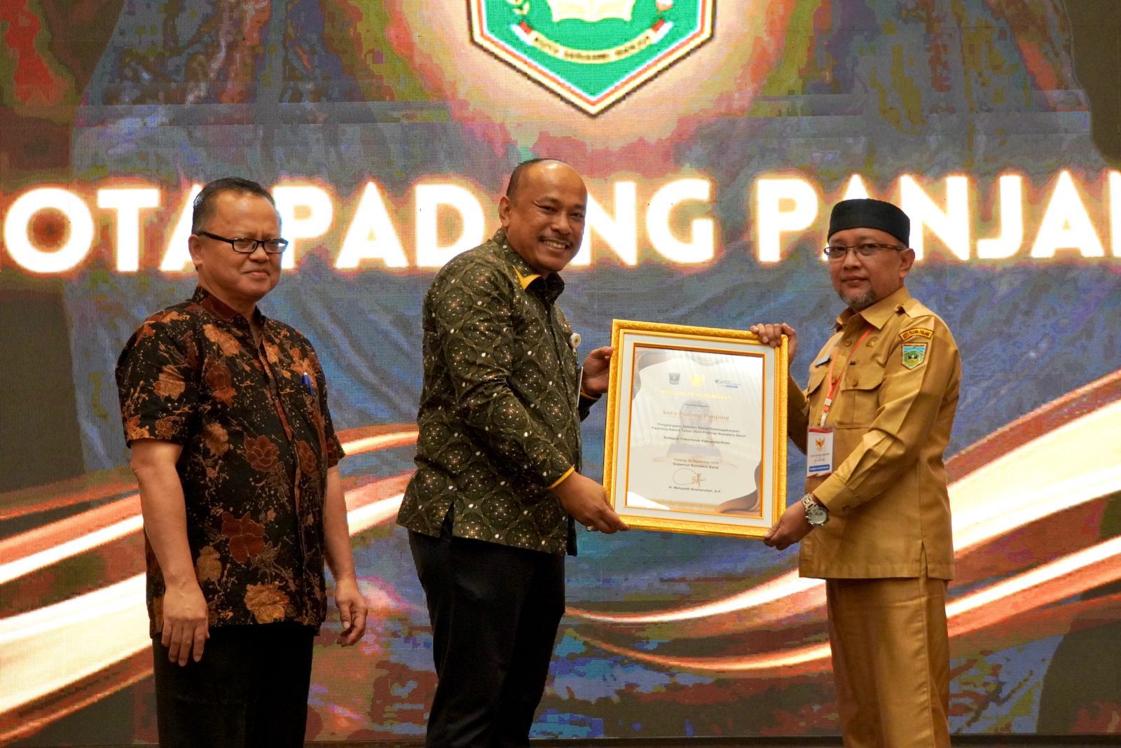 Padang Panjang Raih Paritrana Award 2024