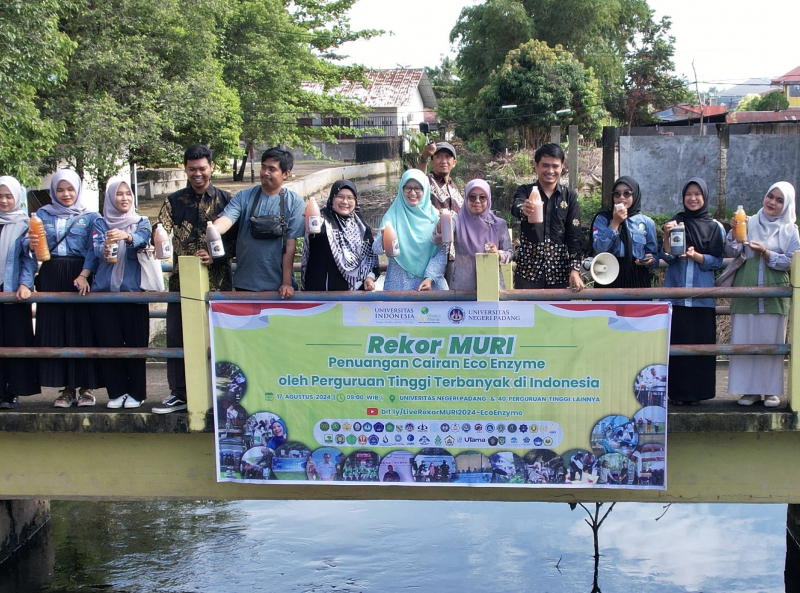 Universitas Negeri Padang kembali Raih Rekor MURI Bersama 46 Perguruan Tinggi di Indonesia