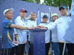 Wamenag RI Muhammad Syafi'i dan Plt Gubernur Sumbar Audy Joinaldy Lepas Ratusan Peserta BPKH Hajj Run 2024