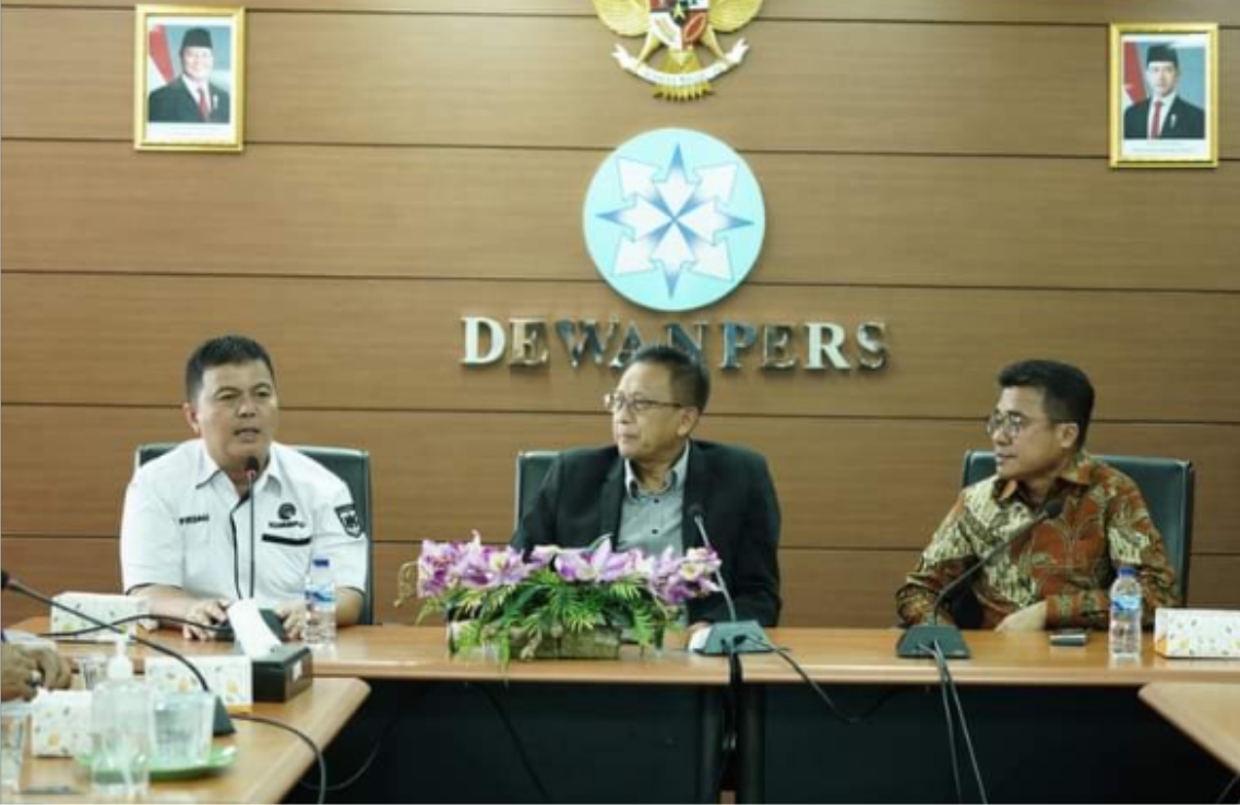 Wartawan Solok Selatan Diskusi dengan Dewan Pers Tingkatkan Profesionalitas