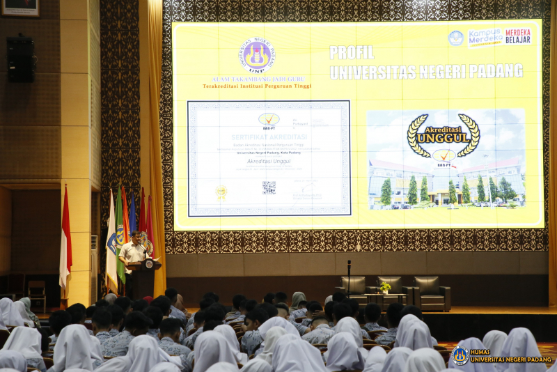 Univeristas Negeri Padang Terima Kunjungan Tiga Sekolah, 570 Siswa Hadiri Program Pengenalan Kampus