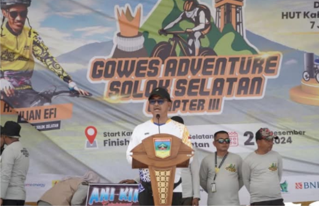 Bupati Khairunas: Moga Solok Selatan Makin Dikenal Berkat Gowes