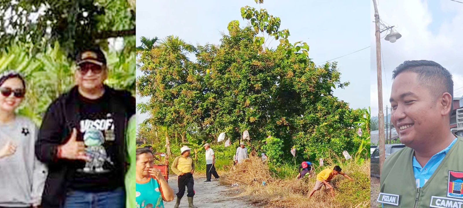 PJ Wako Padang, Andree Algamar didampingi Ny. Vanny Andree Algamar mendampingi masyarakat Bumi Lareh Permai 